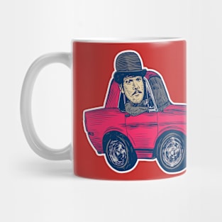 Vintage Car Driving Mug